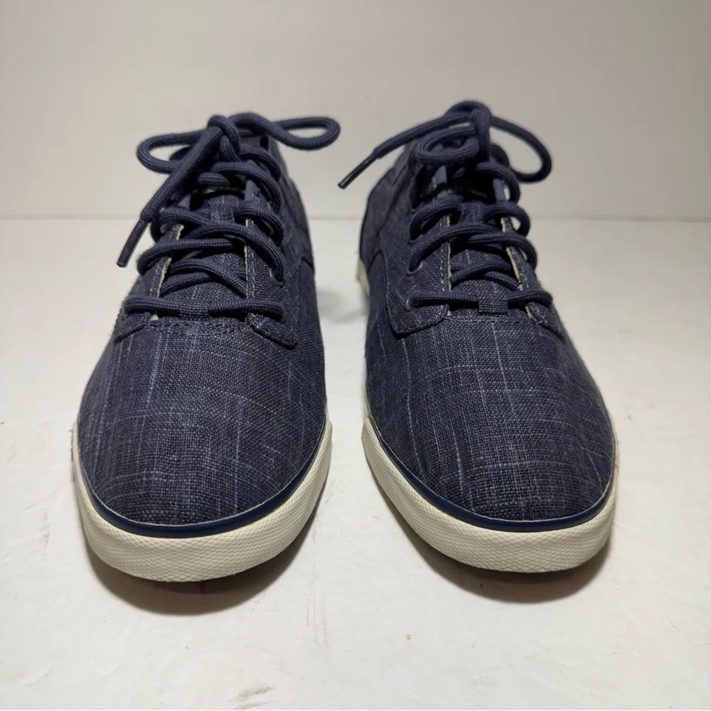 UGG HALLY LOW TOP FASHION SNEAKERS -NIGHT BLUE CANVAS WOMEN'S SZ US 10